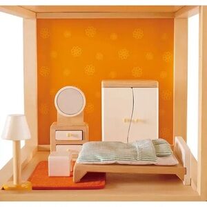 Hape Dollhouse Bedroom Set